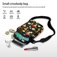 thumbnail image 7 of HELLHERO Skull Pattern Design with Zipper Closed Women Messenger Bag for Daily Commute or Casual Outings Crossbody Bags Polyester 4.33"x1.97"x7.09", 7 of 7