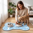 thumbnail image 7 of Diatomite Stone Pet Feeding Mat for Dog & Cat, Absorbent Bone Shaped Non-Slip Dog Food Mat, 7 of 7