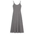 thumbnail image 4 of PBFRDSJ Women's Maternity Cami Dresses Sleeveless Backless Casual Dress Spaghetti Strap Flowy Loose Long Sundress, 4 of 9