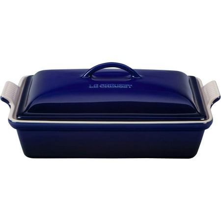

silver fox Stoneware Covered Rectangular Casserole 4 qt. (12 x 9 ) Cerise