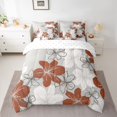 thumbnail image 2 of Homewish Country Floral 7pcs Bedding Comforter Set,Ustic Flower Queen Bedding Sets,Red Gray White Queen Sheet Sets For Men Women,Breathable Home Decor Reversible, 2 of 8