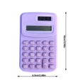 thumbnail image 3 of Mini Portable Pocket Calculator, Basic 4 Function Calculator, Handheld Device for Daily School Home and Office Application (Purple), 3 of 6