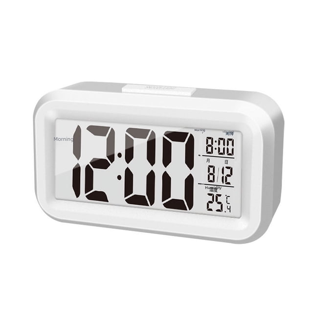 Reloj despertador electrónico al por mayor, reloj pequeño digital inteligente de escritorio dedicado para estudiantes, reloj despertador mini multifuncional para niños