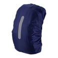 thumbnail image 1 of Unique Bargains 40-50L Imperméable Sac à Dos Couverture de Pluie avec Sangle Réfléchissante Verticale, M, Bleu Foncé, 1 of 5
