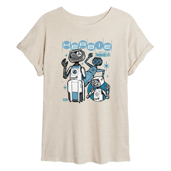 Marvel - Fantastic 4 Herbie - Women's Oversized Graphic T-Shirt