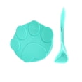 thumbnail image 4 of Tapa para lata de comida para mascotas con cuchara, universal, de silicona, con sellado perfecto, para lata de comida para gatos y perros, color verde, 4 of 12