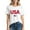 B172 White womens summer tank tops clearance under $5, variant on Wuchoa Tunic Tops for Womens Summer Clearance Under $5 Plus Size Independence Day Patriotic American Flag Short Sleeve 4th of July Outfits Tops Business Work Black Tshirts Shirts