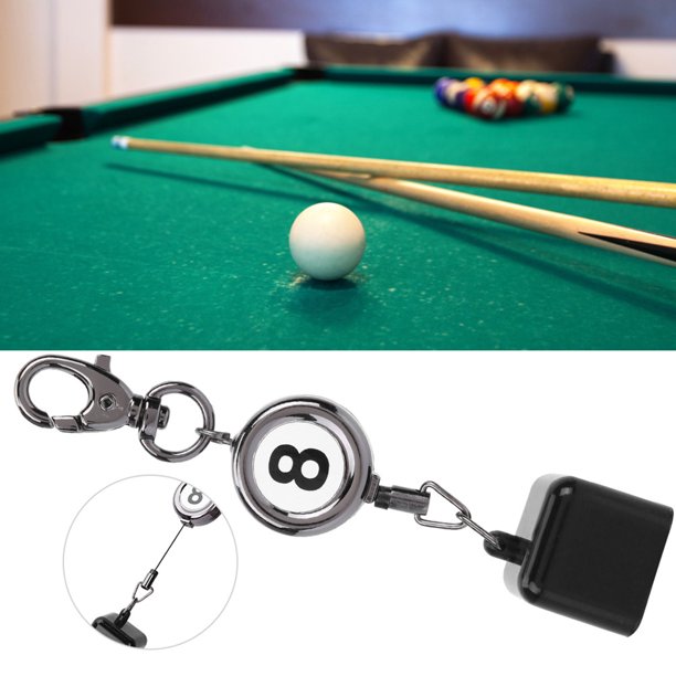 Llavero Ligero retráctil porta tiza para Tueles de Piscina Negro