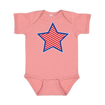 

Inktastic Patriotic Star and Stripes Gift Baby Boy or Baby Girl Bodysuit