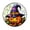 C, variant on Aximioll 7.87 in. Halloween Spooky Pumpkin Light Catchers — Colorful Patterns with Eerie Glow, Halloween Decorations for Windows, Glass Doors & Indoor Haunted Scenes for Trick or Treat Nights