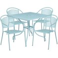 thumbnail image 2 of 35.5SQ White Patio Table Set, 2 of 4