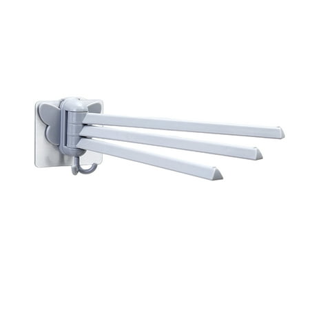 

Rotating Towel Rack Swivel Towel Rack 3 Poles Towel Holder 180 Rotation Wall Mounted Punch Bathroom Bath Kitchen Dish Rag Utensil Holder Wardrobe Organizer White 2024 Clearance Fall Savings
