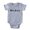 Heather Grey, variant on CafePress - Very Scary_Tr - Cute Infant Baby Football Bodysuit