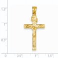 thumbnail image 2 of Pendentif Crucifix en Or Jaune 14K, 2 of 2