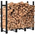 thumbnail image 1 of Support de Bois de Chauffage ft Extérieur Réglable Robuste Support de Bois Support de Bois pour Rangement Intérieur Cheminée Organisateur en Métal pour Bois d'Oeuvre Support Empilable, 1 of 8