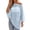 Blue, variant on Sheer Beach Cover Ups for Women Solid-Colo Loose Fit Through Asymmetrical Knit Poncho Tops Beach Lightweight Sun Tunic Top(White.)