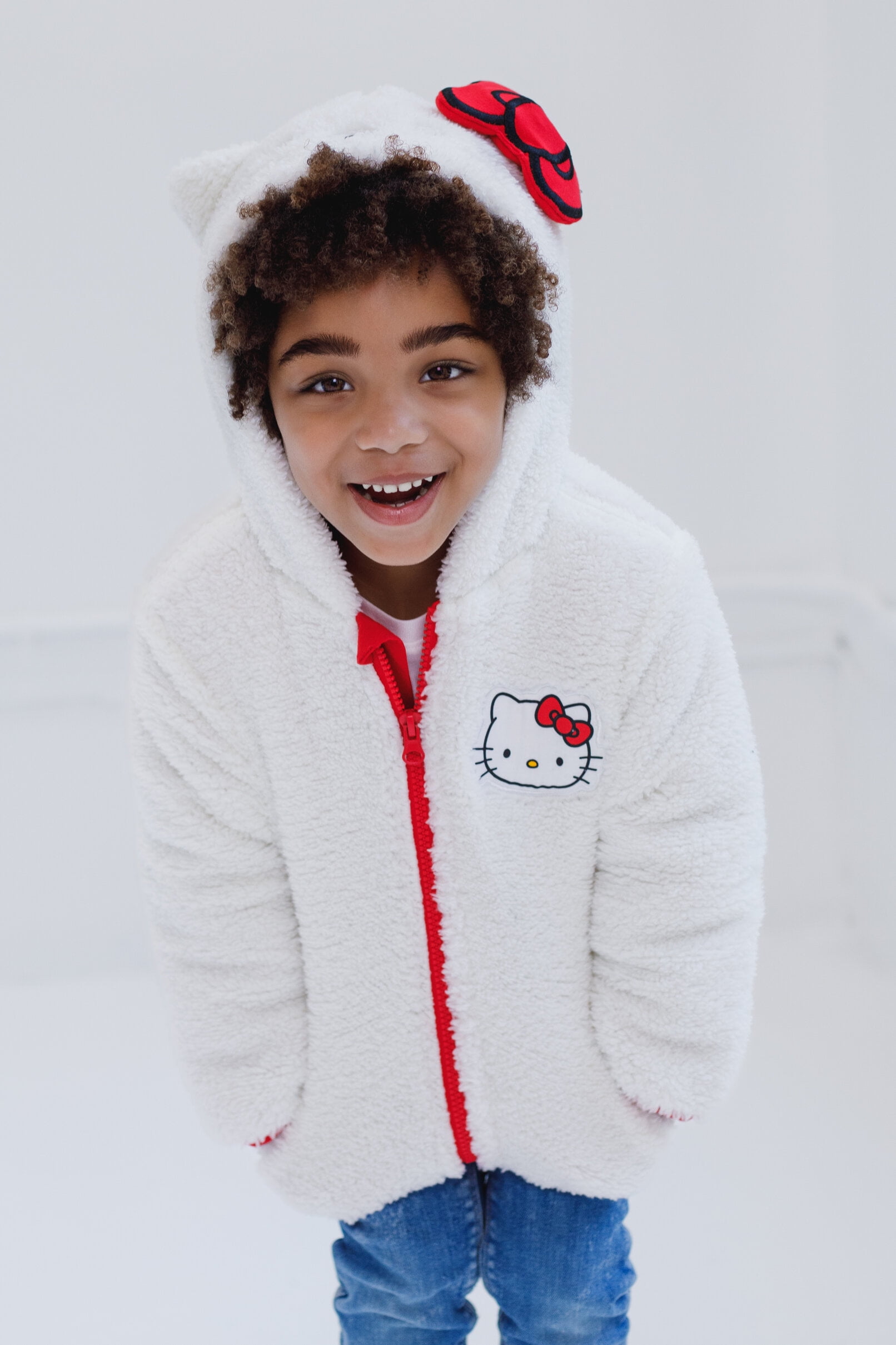 Hello Kitty Cosplay Sherpa Jacket Toddler to Big Kid