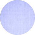 thumbnail image 1 of Ahgly Company Machine Washable Indoor Round Abstract Blue Contemporary Area Rugs, 5' Round, 1 of 4