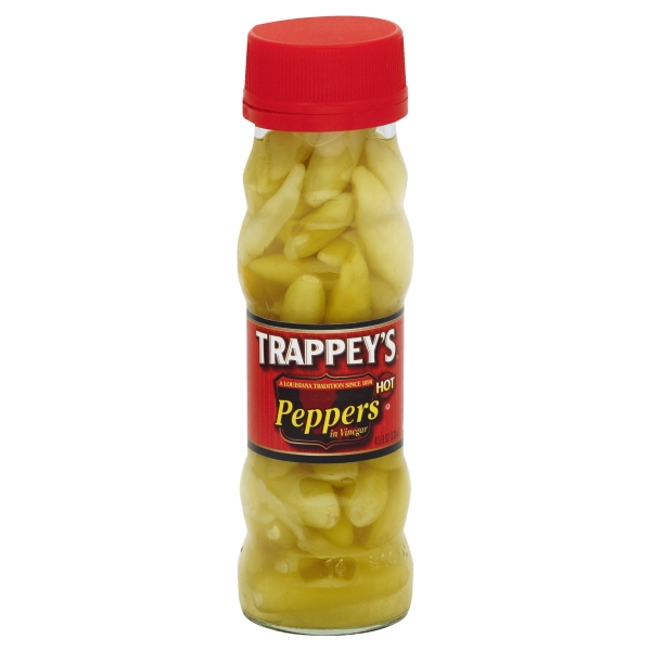 Trappey's Hot Peppers In Vinegar, 4.5 Oz