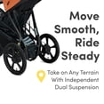 thumbnail image 3 of BOB Gear Wayfinder Jogging Stroller with Snack Tray, Independent Dual Suspension, Air-Filled Tires, and 75-Pound Weight Capacity, Canyon, 3 of 5