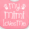 thumbnail image 4 of Inktastic My Mimi Loves Me Grandkids Boys or Girls Baby Bib, 4 of 4