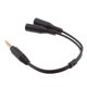 thumbnail image 5 of adaptador de micrófono y audio Adaptador de Auriculares de 3,5mm para Micrófono Audio de 3,5 Mm A Auriculares A Ps4 PC Fanmusic adaptador de micrófono y audio, 5 of 6