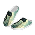thumbnail image 2 of Lsque Bull Charging Through Waves Pattern Womens Comfort Cotton on Scuff With Memory Foam and Anti-skid Sole Slipper-42/43, 2 of 7