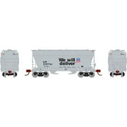 Athearn N Scale ACF 2970 Covered Hopper Union Pacific/UP #219761