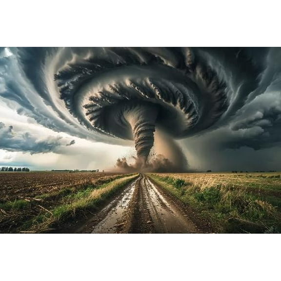 Tornado Jigsaw Puzzle for Adults 1000 Pieces Fun Challenging Educational Gift Art Home Decor