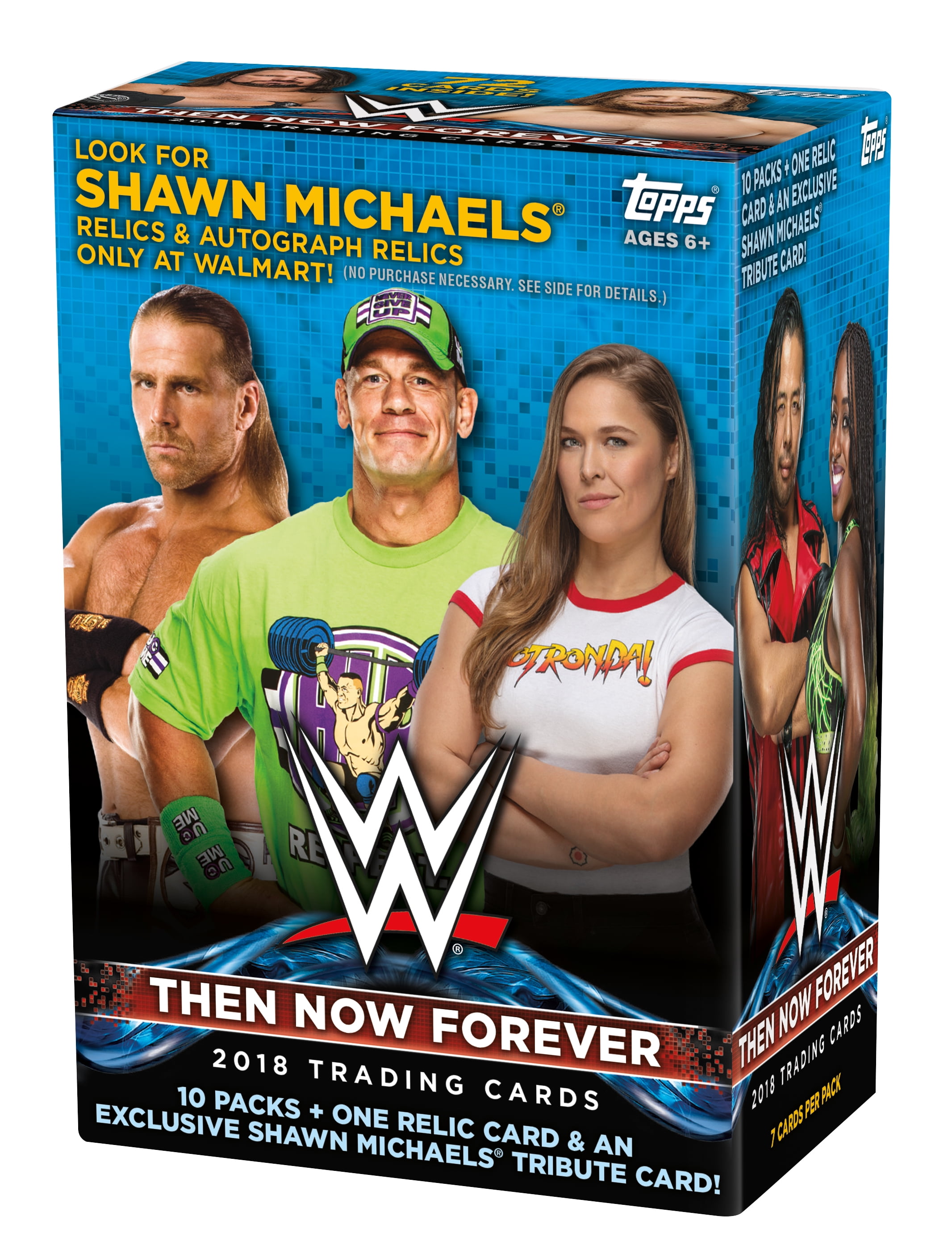 WWE Wrestling 2 Eraseez Packs,2 Teenymates Packs,3 card packs In a Sealed Box