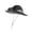 🍒 Black_New#3263, variant on SolarSun Hat Wide Brim Outdoor Fishing Hat, Nylon, Adjustable 19.68-23.62in, UV Protection , Solar Powered Charging Port, Unisex Beach Cap