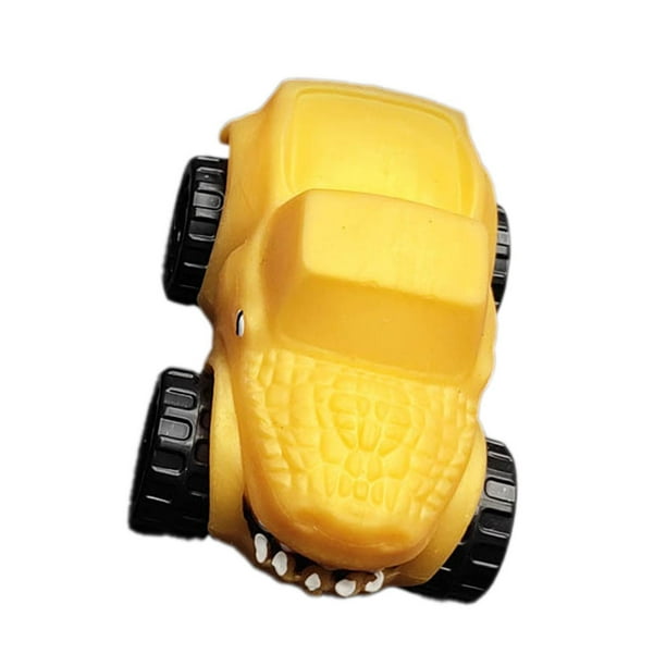 Coches de juguete Push and Go CUTICAT para niños de jardín de infantes Amarillo
