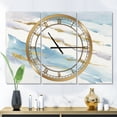 thumbnail image 3 of Designart 'Abstract Drift v2' Modern wall clock, 3 of 3
