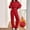 Red, variant on 2 Piece Lounge Sets for Women Matching Sweatsuits Oversized Hoodies & Baggy Wide Leg Sweatpants,Casual Sweat Set,Workout Tracksuit,Airport Travel Outfits,Fashion Fall Clothes