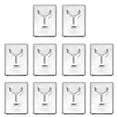 thumbnail image 1 of GOOHOCHY Juego de 10 soportes metálicos para incienso repelente de mosquitos en forma de Y (plateados), 1 of 8