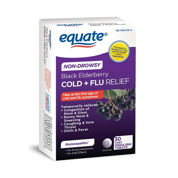 Equate Black Elderberry Cold + Flu Relief