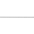 thumbnail image 3 of 14K White Gold necklace Cable chain Rope 18 in 0.6 mm, 3 of 6