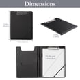 thumbnail image 2 of Carpeta portapapeles Portfolio ProCase Leather Business negra, 2 of 7