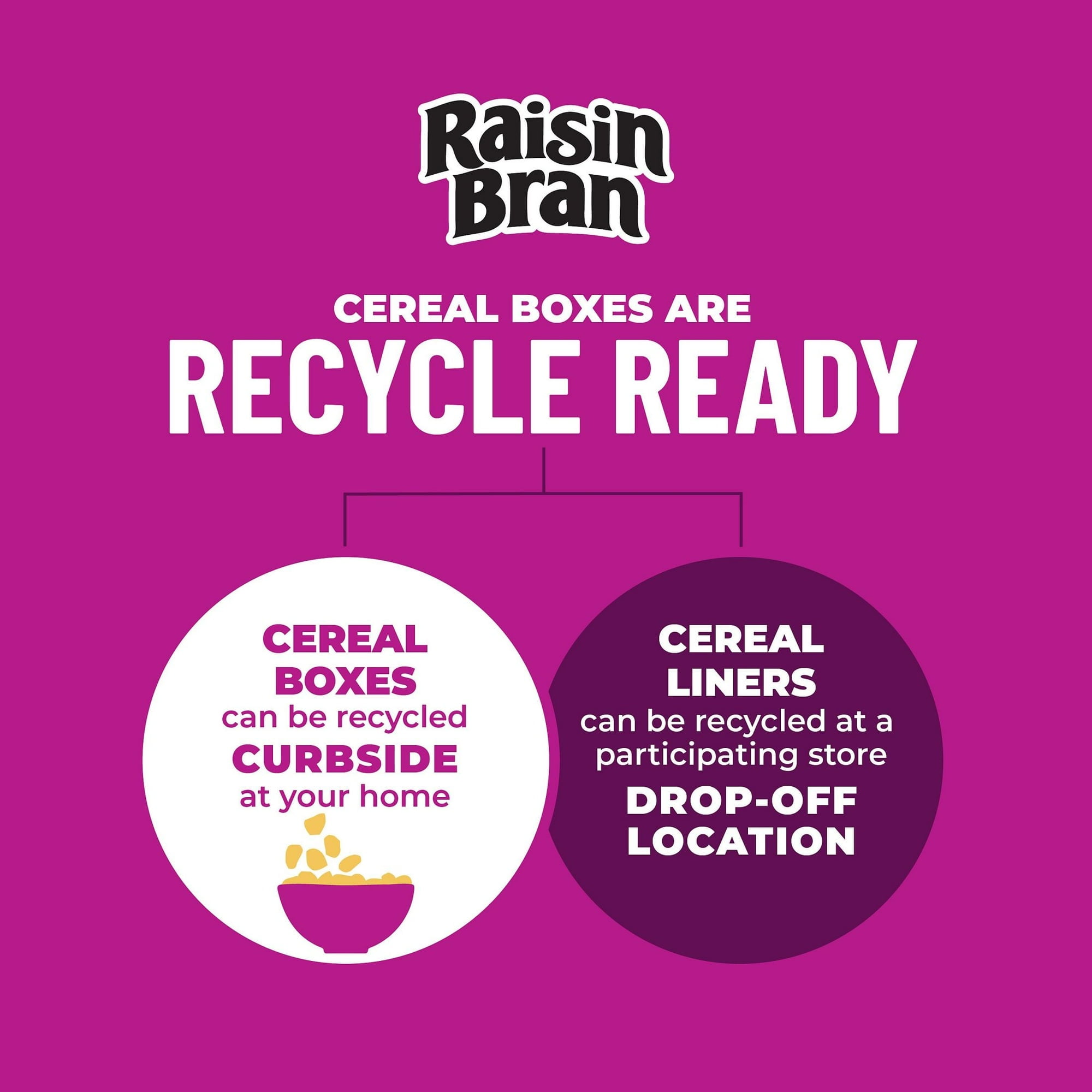 Kellogg's Raisin Bran Breakfast Cereal, Fiber Cereal, Family Breakfast, Mega Size, Original, 29.5oz Box (1 Box)