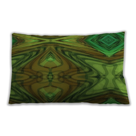 Ahgly Company Outdoor Rectangular Contemporary Lumbar Throw Pillow, 13 inch by 19 inch