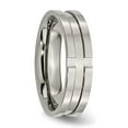 thumbnail image 5 of Titanium Polished 6mm Grooved Band, 5 of 8