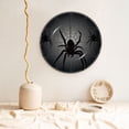 thumbnail image 5 of Yiaed Black Spiders Print Bone China Decorative Plate Ceramic Dinner Plates Art Crafts with Display Stand-7in, 5 of 6