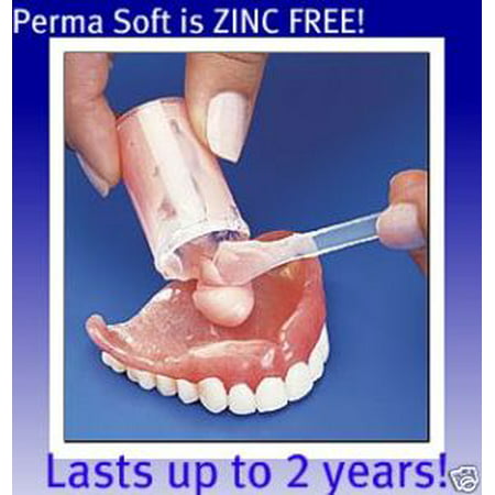 Perma Soft Denture Reliner - 2 Kits (Best Denture Reline Kit)
