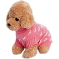 thumbnail image 4 of Jersey para Mascotas Jersey en Forma de Corazón para Perros Ropa para Mascotas Tejida a Punto, 4 of 7