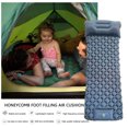 thumbnail image 2 of Cojín para dormir al aire libre, colchón inflable para acampar, cojín para senderismo (azul oscuro) Likrtyny Para estrenar, 2 of 6