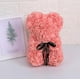 thumbnail image 1 of Flores artificiales, 25cm, oso rosa, novia, aniversario, Navidad, regalo de San Valentín, regalo de cumpleaños para fiesta de boda, 1 of 3