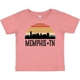 thumbnail image 3 of Inktastic Memphis Tennessee Skyline Retro Sunset Boys or Girls Baby T-Shirt, 3 of 5