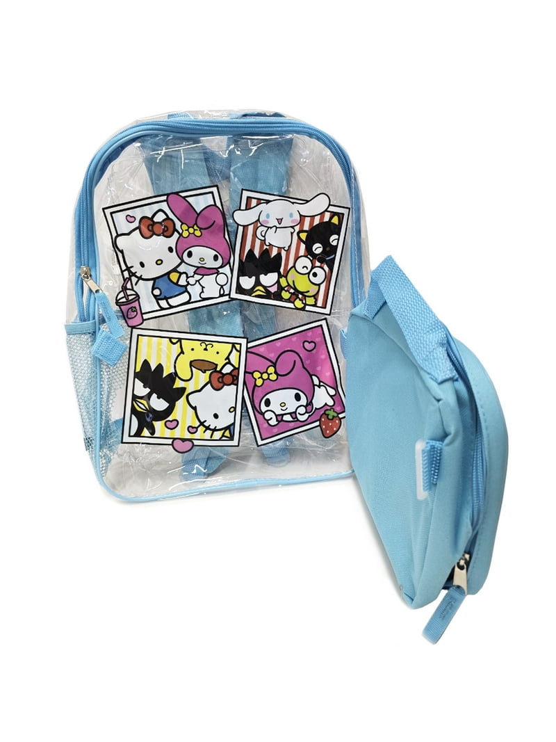 Fast Forward, Clear Backpack with Detachable Lunch Kit, 15