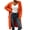 Orange, variant on Winter Hooded Cardigan Sweater Coat Women Oversized Chunky Knit Open Front Long Outwear