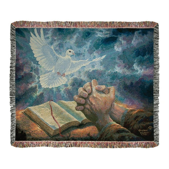 Manual ATAAPR Answered Prayers Woven Throw, 60-inch Length